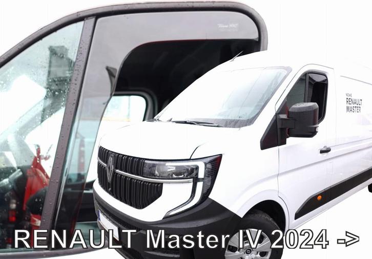 Renault Master zijwindschermen raamspoilers donkere fenders, Caravans en Kamperen, Camper-accessoires, Nieuw, Ophalen of Verzenden