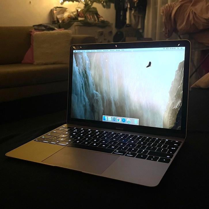 Gouden Macbook 12 inch 2017, Computers en Software, Apple Macbooks, Gebruikt, MacBook, 12 inch, Minder dan 2 Ghz, 256 GB, 8 GB