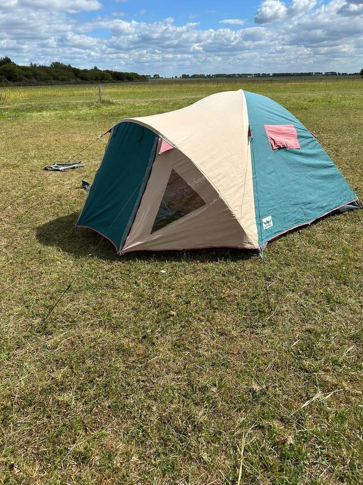 3-persoons koepeltent – ouderwets degelijk, Caravans en Kamperen, Tenten, tot en met 3, Gebruikt, Ophalen