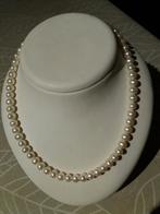 Zoetwater Parel snoer, 44 cm, Sieraden, Tassen en Uiterlijk, Kettingen, Verzenden, Gebruikt, Wit, Steen of Mineraal