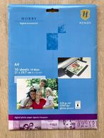 NIEUW Henzo Fotopapier | A4 | glans | 10 sheets, Ophalen of Verzenden, Nieuw