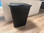 Mooie zwarte wasmand, Ophalen, Kunststof, Gebruikt, 50 tot 75 cm
