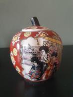 aardewerken chinese dekseldoos gemberpot, Antiek en Kunst, Antiek | Keramiek en Aardewerk, Ophalen of Verzenden