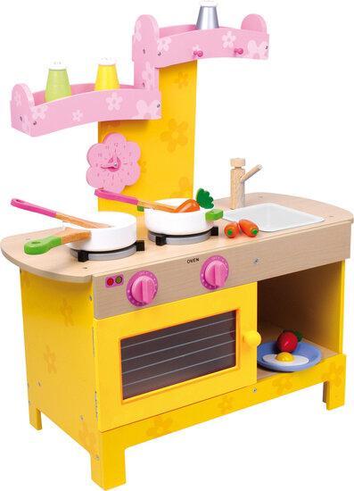 Houten speelgoed keuken, nieuw in de doos, Kinderen en Baby's, Speelgoed | Houten speelgoed, Zo goed als nieuw, Overige typen