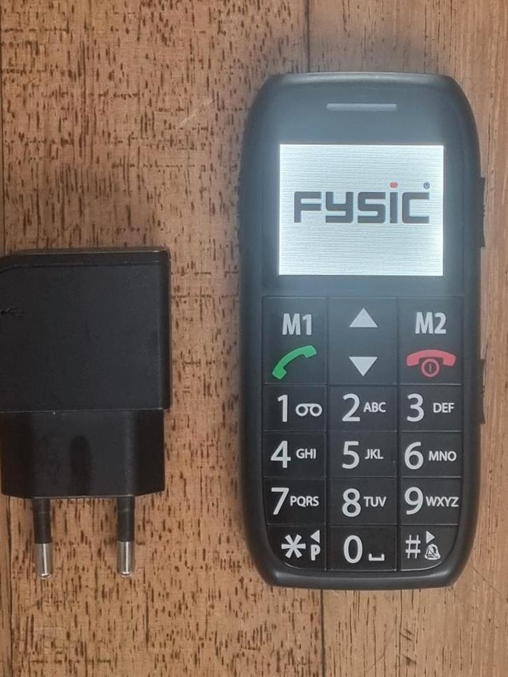 Fysic senioren telefoon, FM-7500, ZGAN, Telecommunicatie, Mobiele telefoons | Overige merken, Zo goed als nieuw, Zonder simlock