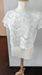 Witte kanten top - M - Terranova, Kleding | Dames, Maat 38/40 (M), Verzenden, Wit, Zo goed als nieuw