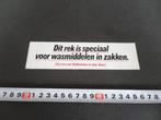 sticker Dobbelman en Duo-Bont wasmiddelen in zakken, Ophalen, Zo goed als nieuw, Bedrijf of Vereniging