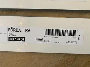 4 stuks IKEA Förbättra 220 x 8 cm mat wit - afbeelding 4