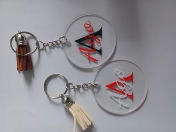 Acryl sleutelhanger met naam  beschikbaar voor biedingen