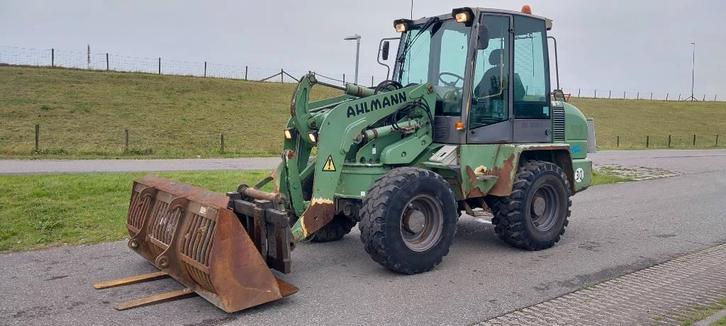 goedwerkende Ahlmann AZ85T shovel bak/lepels AZ 85, Zakelijke goederen, Machines en Bouw | Kranen en Graafmachines, Wiellader of Shovel
