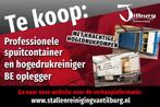 hogedruk spuitunit, Ophalen