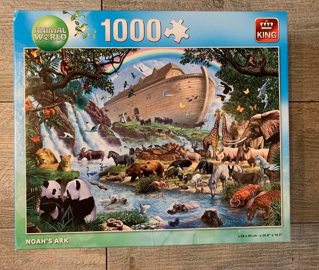 Puzzel 1000 stukjes - Noah’s Ark, Ophalen, 500 t/m 1500 stukjes, Zo goed als nieuw