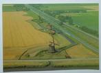 Schermerhorn ( N.H  ) luchtfoto molen driegang, Verzenden, 1960 tot 1980, Ongelopen, Noord-Holland