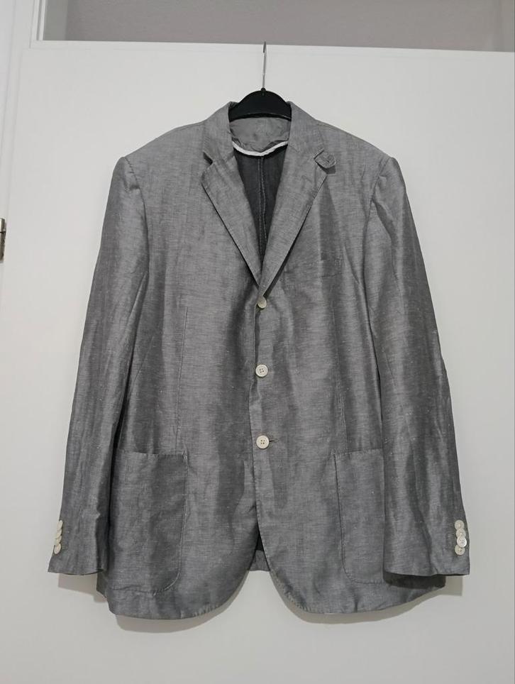 Corneliani oger blazer, Kleding | Heren, Kostuums en Colberts, Zo goed als nieuw, Maat 52/54 (L), Grijs, Ophalen of Verzenden
