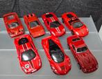 7 Verschillende  Burago Ferrari's schaal 1/43, Hobby en Vrije tijd, Modelauto's | 1:43, Ophalen of Verzenden