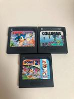 Sega Game Gear - Sonic & Columns - 3 Games, Spelcomputers en Games, Games | Sega, Avontuur en Actie, Game Gear, 1 speler, Ophalen of Verzenden