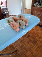 6 Houten Olifant Servetringen, Huis en Inrichting, Ophalen, Gebruikt