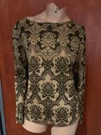 Roberto Cavalli Top Bruin/Goud ZGAN maat m origineel, Kleding | Dames, Maat 38/40 (M), F, Ophalen of Verzenden, Zo goed als nieuw