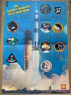 Unieke jaren 70 Apollo raket poster - UNIEK & ZELDZAAM, Verzamelen, Verzenden, Gebruikt, Kaart, Foto of Prent