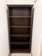 Donkerbruine houten boekenkast of kast voor schoenen, Huis en Inrichting, Ophalen, Met plank(en), Gebruikt, 50 tot 100 cm