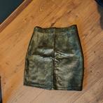 Groene rok met slangenprint mt. S, Kleding | Dames, Rokken, Ophalen of Verzenden, Zo goed als nieuw, Maat 36 (S), Boven de knie