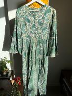 Vintage Indian blockprint jurk, Kleding | Dames, Jurken, Gedragen, Blauw, Ophalen of Verzenden, Onder de knie