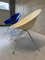 2x Ero Kartell Stoelen, Huis en Inrichting, Kunststof, Gebruikt, Twee, Blauw