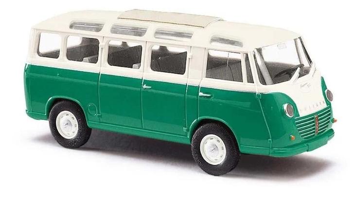 Busch 94152 Goliath luxe bus groen/creme - actie, Hobby en Vrije tijd, Modelauto's | 1:87, Nieuw, Auto, Overige merken, Ophalen of Verzenden