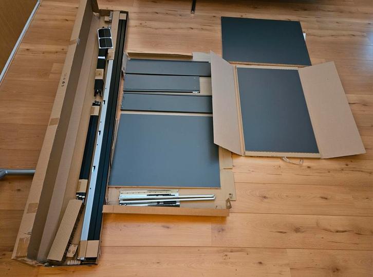 Ikea pax komplement Mehamn donkergrijs onderdelen, Huis en Inrichting, Kasten | Kledingkasten, Nieuw, Minder dan 100 cm, 50 tot 100 cm