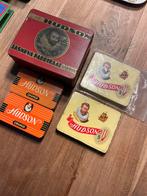 5 hudson blikjes, Ophalen of Verzenden, Gebruikt, Tabaksdoos of Verpakking
