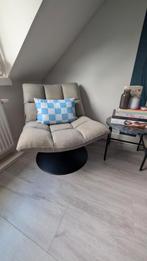 Dutchbone Bar Lounge Chair light grey., Ophalen, Gebruikt, 75 tot 100 cm, Stof