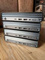HP EliteDesk 800 G9 Mini PC x4, Computers en Software, Desktop Pc's, 256 GB, 2 tot 3 Ghz, Zo goed als nieuw, SSD