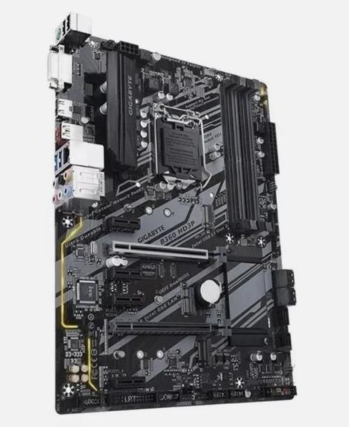 Gigabyte B360 HD3P - Socket 1151, Computers en Software, Moederborden, Refurbished, Intel, DDR4, Ophalen of Verzenden