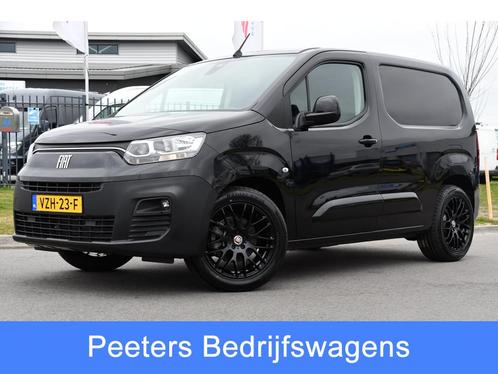 Fiat E-Doblò 136 L1 50 kWh Black Edition Cruise, Sensoren,, Auto's, Bestelauto's, Particulier, Te koop, ABS, Airconditioning, Alarm