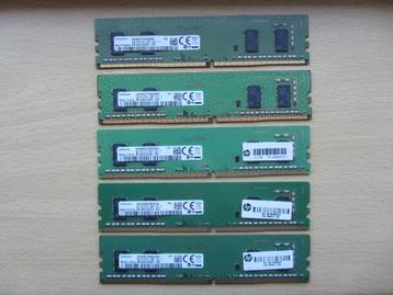 5x Samsung 4GB PC4-19200 DDR4-2400MHz non-ECC Unbuffered CL1 beschikbaar voor biedingen