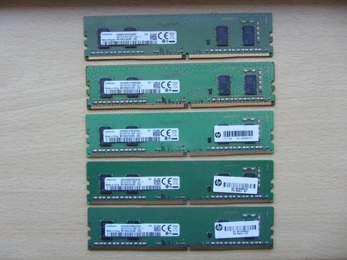 5x Samsung 4GB PC4-19200 DDR4-2400MHz non-ECC Unbuffered CL1, Computers en Software, RAM geheugen, Zo goed als nieuw, Desktop