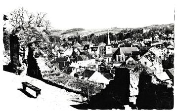970409 Valkenburg 1964 Gez vanav Ruïne Gelopen met postzegel beschikbaar voor biedingen