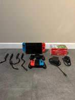 Nintendo switch + extra controller + spelletjes, Spelcomputers en Games, Spelcomputers | Nintendo Switch, Ophalen, Met games, Met 2 controllers