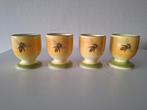 Set 4x Eierdopjes. Zeller Bijenland Servies. Geel/groen/bij., Ophalen of Verzenden, Zo goed als nieuw