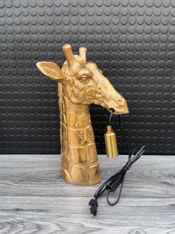 giraffe lamp (goud) 40hoog 23breed/Nieuw! beschikbaar voor biedingen