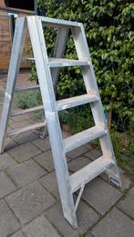 TDO5 Dubbele trap bouwtrap zware kwaliteit aluminium, Ophalen, Gebruikt, Trap, Opvouwbaar of Inschuifbaar