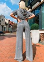 Silver two-piece set – XS, unique shimmer design, Ophalen, Kostuum of Pak, Overige kleuren, Maat 34 (XS) of kleiner