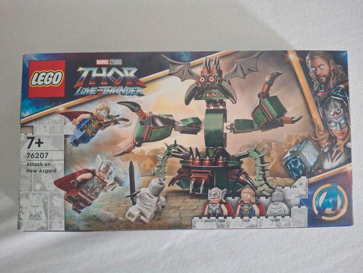 LEGO Marvel 76207 Aanval op New Asgard, Kinderen en Baby's, Speelgoed | Duplo en Lego, Zo goed als nieuw, Lego, Complete set, Ophalen of Verzenden