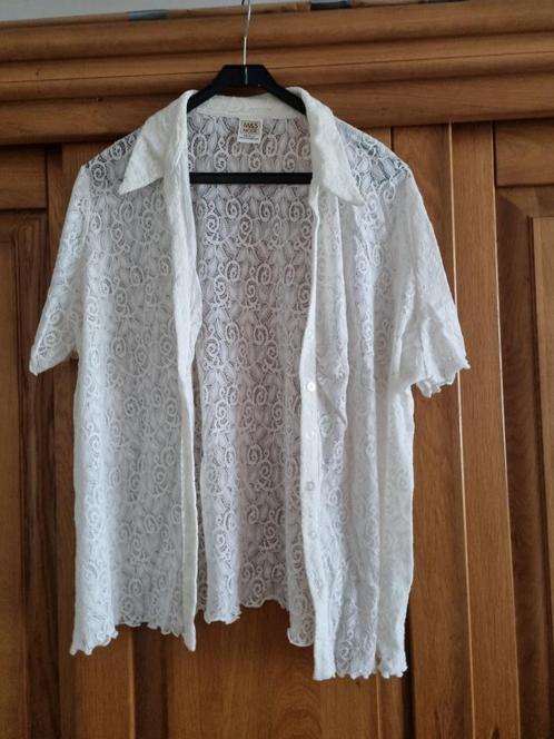 Blouse of Vest, Kleding | Dames, Truien en Vesten, Zo goed als nieuw, Maat 46/48 (XL) of groter, Wit, Ophalen of Verzenden