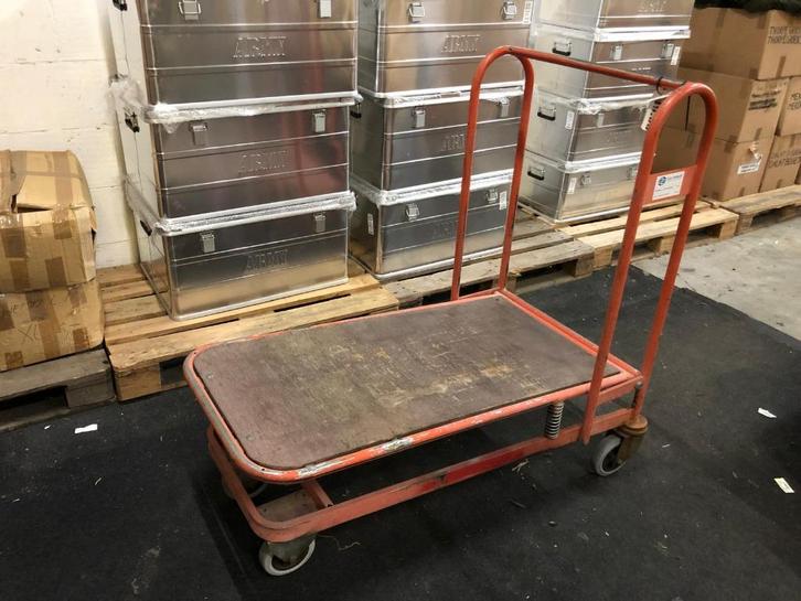 magazijnkar / bagagekar - 300kg laadvermogen, Doe-het-zelf en Verbouw, Transportwagens, Gebruikt, Transportkar, 100 liter of meer