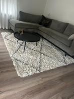 Vloerkleed beige met antraciet 160x230, Ophalen, Beige, 150 tot 200 cm, 200 cm of meer
