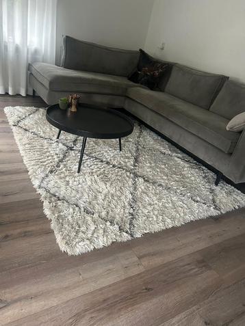 Vloerkleed beige met antraciet 160x230 beschikbaar voor biedingen