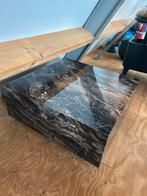Mooie Salontafel met Marmerlook, Overige materialen, Gebruikt, Vierkant, Minder dan 50 cm