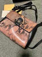 Da Milano echt leren dames tas snake design, Overige merken, Zwart, Ophalen of Verzenden, Zo goed als nieuw