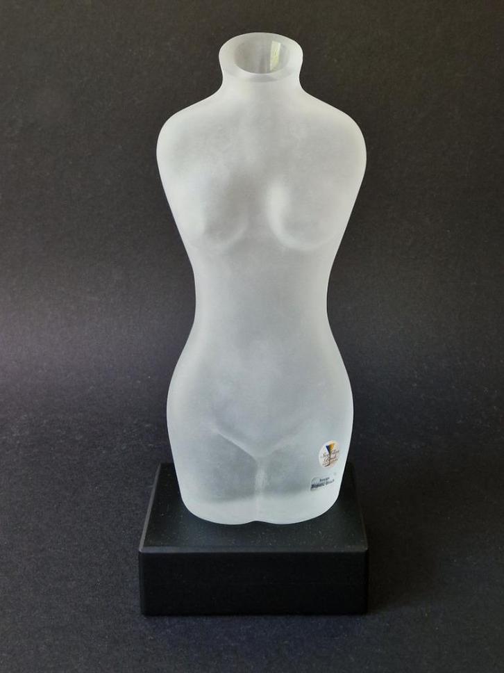 Vrouwelijk torso van Renata Stock Sea Glasbruk Zweden, Antiek en Kunst, Antiek | Glas en Kristal, Ophalen of Verzenden